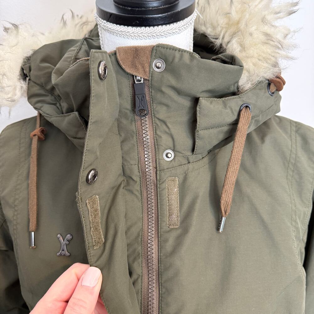 IFOUND Snowboard Ski Jacket In Olive Green Size Large - Picture 4 of 14